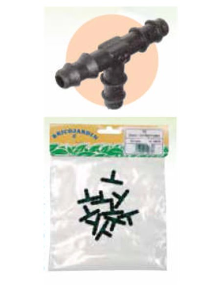 Irrigation Bag Union Tee Microtube 4mm 10 Units