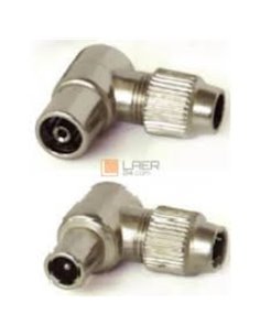 Antenna female metal angled connector model 70121