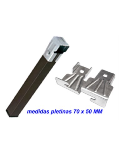 Legs for 30x30 black bed base height 25 cm set 39001