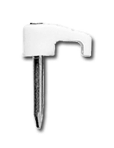 AVL White Nylon Staple with Nail GRBL030-N 3 Per Cent