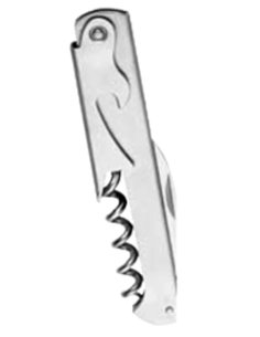 BOXJ BLIST Kellnerkorkenzieher Edelstahl + Messer 09901