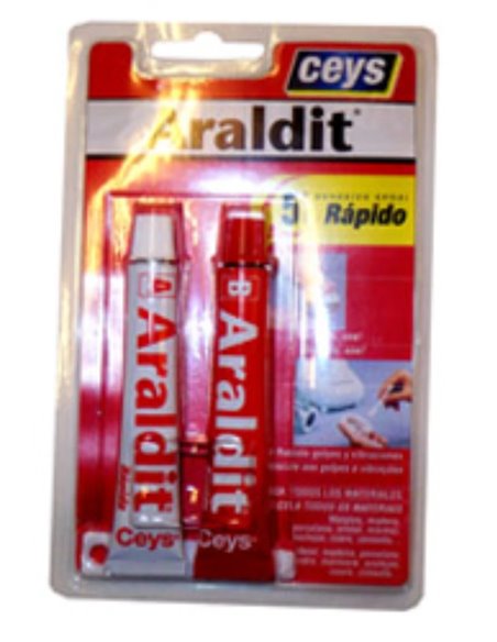 CEYS ARALDIT RÁPIDO 15 ML + 15 ML GRANDE BRANCO 510207