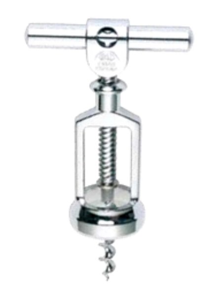 Chrome Wine Cellar Corkscrew BOJ BLIST 09904