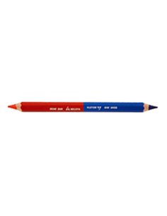 Pacote de 3 Lápis Duo 50245-3 Azul-Vermelho Proplac