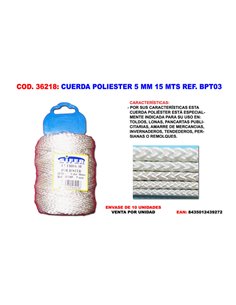 Corda in poliestere 5 mm 15 m BPT03