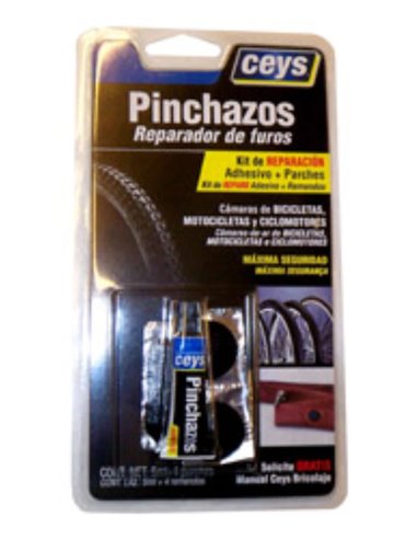 Kit riparazione forature CEYS 4 cerotti e tubo da 5 ml BL 505003 AH505016