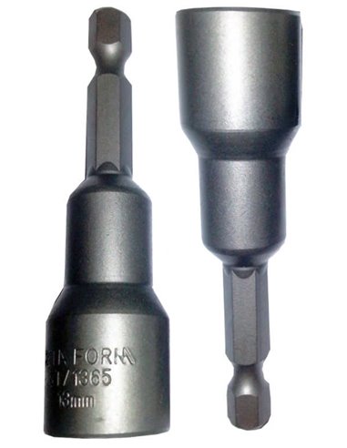 SIFER PORTA LLAVE VASO IMANTADO 13 X 65 MM UNIDAD BT/1365