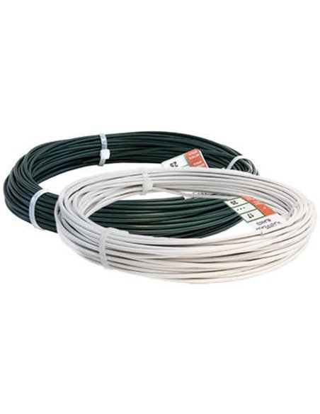 Alambre forrado verde 50 m x 3 mm el rollo