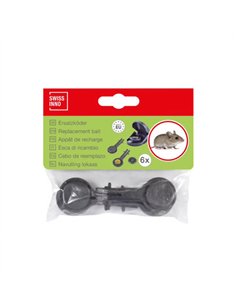 Supercat Cebo Recambio Ratón Pack 6xES 1 040 001 K