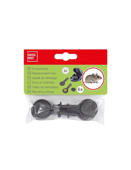 Supercat Cebo Recambio Ratón Pack 6xES 1 040 001 K