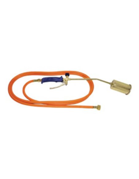 Torcia singola ELMA da 60 mm con grilletto e tubo butano da 3 m