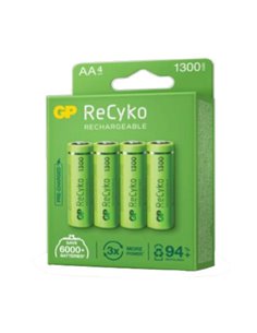 GP Recyko AA 1300 mAh piles rechargeables 4 unités
