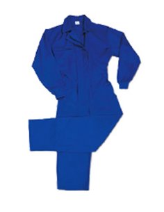 Mergulhador com zíper azul Tergal T-50 388BT