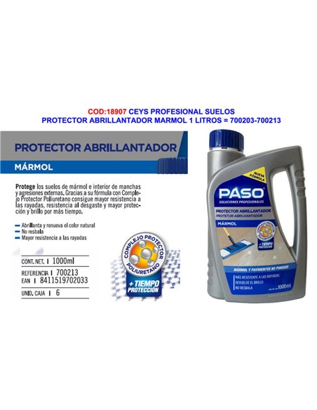 Ceys Paso Polissoir Protecteur de Sol en Marbre 1L