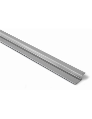 Stainless Steel Gres Flashing 44 mm 100 cm Adhesive BRINOX B801704