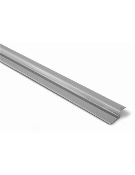Stainless Steel Gres Flashing 44 mm 100 cm Adhesive BRINOX B801704