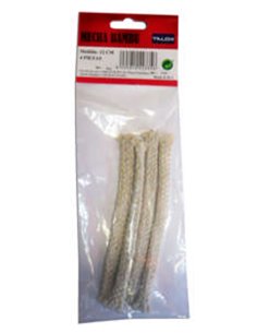 Ersatzfackeln mit Bambusdocht, 12 cm, Beutel mit 4 Einheiten