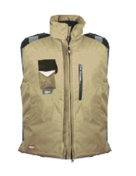 Beige Fleece Vest Clothing Finstock T60 XL V013