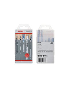 BOSCH SET OF 15 MULTI-MATERIAL JIGSAW BLADES 2607011438
