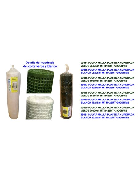 Green Square Plastic Mesh 390g/m2 10x10x1m R25m