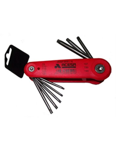 Llave ACESA 9592 TX-JUG 7 piezas en bolsa liquidar