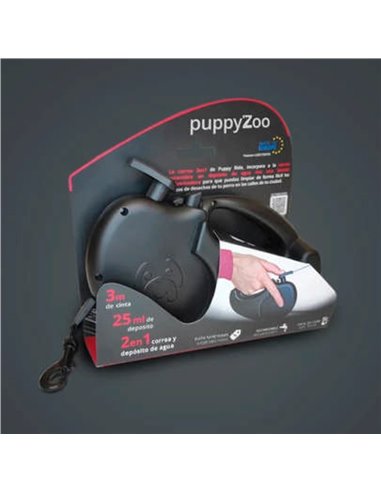 Laisse extensible pour chien avec jet d'eau PuppyZoo REF 452