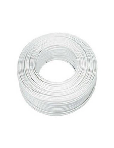 Cabo elétrico mangueira plana 2x1,5 mm 100 m branco