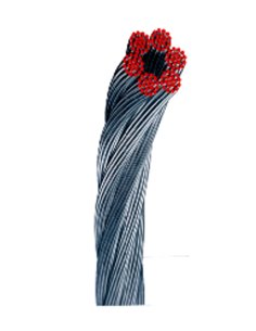 Cabo de aço galvanizado 2 mm 6x7+1 rolo 15 m