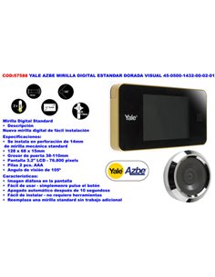 Yale Azbe Visual Golden Judas numérique 4505001432000201