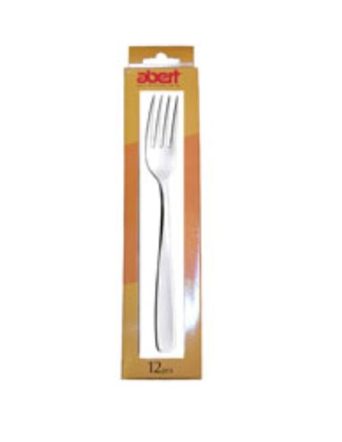 Utensílios de Cozinha em Aço América 12 Unidades. Garfo para Almoço 141 mm C4638