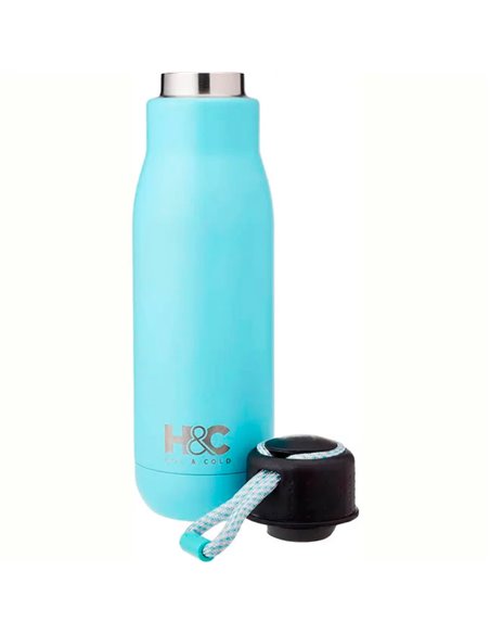 H&C Edelstahl-Thermoflasche 350 ml Türkis Ref. 62350