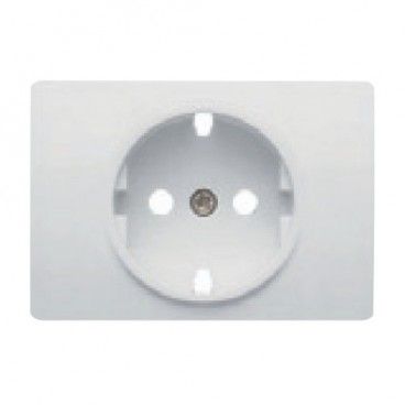 Tapa para base de enchufe 2P+TT BLANCO BJC Coral 21724
