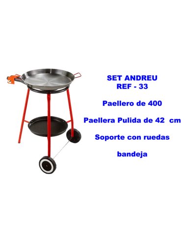 GARCIMA SET ANDREU REF-33 (400+42+BANDEJA+SOPORTE)42005
