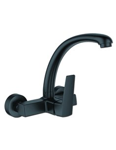 IBERGRIF MONOMANDO COCINA MURAL NEGRO IBIZA M16307B
