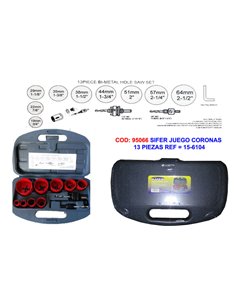 SIFER JUEGO CORONAS 13 PIEZAS 