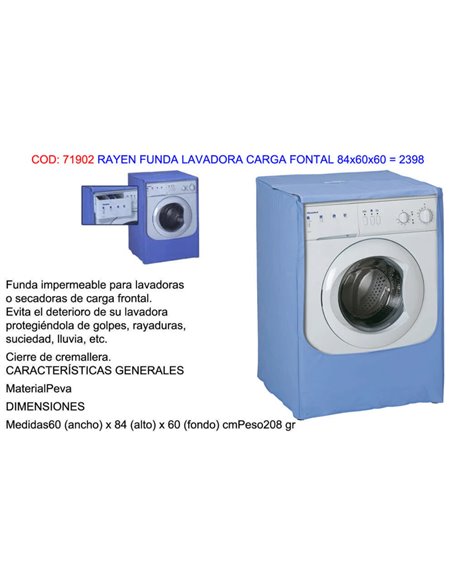 RAYEN FUNDA LAVADORA CARGA FRONTAL      84x60x60  2398