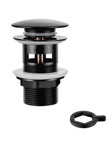 IBERGRIF VALVULA PARA LAVABO CLIC CLAC NEGRA  M20502B