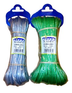 SIFER CUERDA PLASTICO FORRADO 4 MM x   20 METROS BLANCOBF20