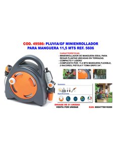 PLUVIA/GF MINIENROLLADOR PARA MANGUERA 11,5 MTS 5606