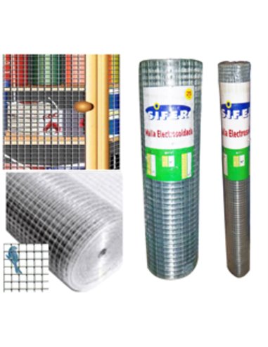 MALLA ELECTROSOLDADA SIFER 16x16x1.21.00 METROSROLLO 25