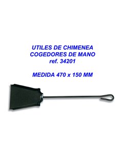 UTILES CHIMENEA RECOGEDOR DE MANO 470x150  MM34201