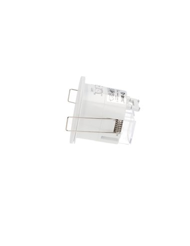 Detector empotrable de movimiento "James" regulable para techo con alcance de hasta 3m fabricado en policarbonato color blanco