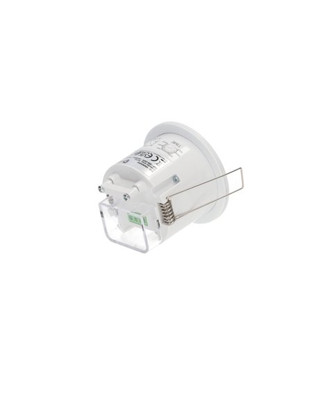 James recessed detector in the ceiling White