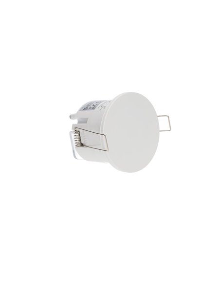 James recessed detector in the ceiling White