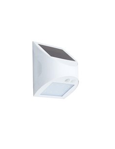 Aplique LED solar "Kolam" con sensor PIR de movimiento y crepuscular y alcance de hasta 5m (3W 6000K 300lm) IP65 fabricado en po