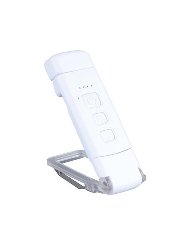 Mini linterna ajustable LED con clip de sujeción y cable de carga USB A (0,6W 3CCT 19lm) IP20 