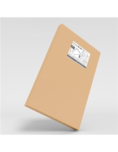 Kisongo LED surface backlit panel 36W 600K 90x30cms. Nickel
