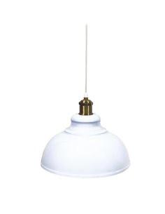Lámpara de techo colgante serie "Akure" E27 incluye tornillos y tacos de expansión (40W máximo 230V) IP20 Ø20cm fabricada en hie