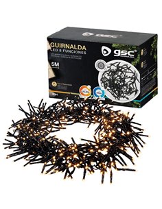 5M LED CLUSTER garland 500 LEDs Warm light 2