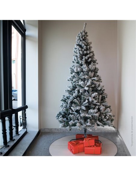 Lemper Flocked artificial Christmas tree 1,8M 720 tips